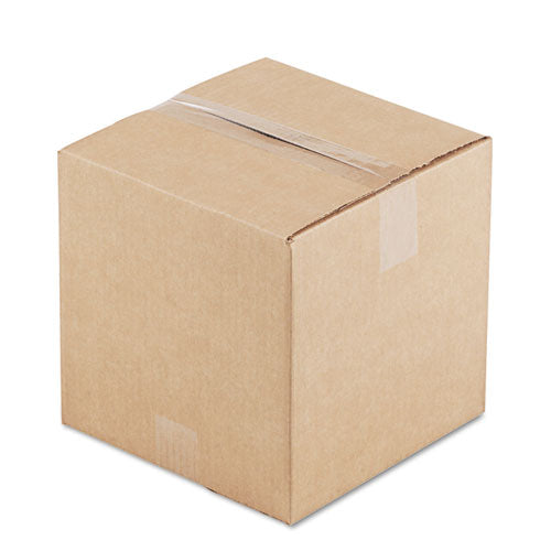 Cubed Fixed-depth Shipping Boxes, Regular Slotted Container (rsc), 10" X 10" X 10", Brown Kraft, 25-bundle