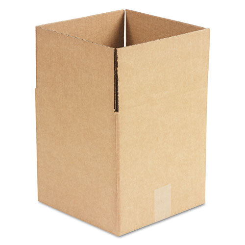 Cubed Fixed-depth Shipping Boxes, Regular Slotted Container (rsc), 10" X 10" X 10", Brown Kraft, 25-bundle