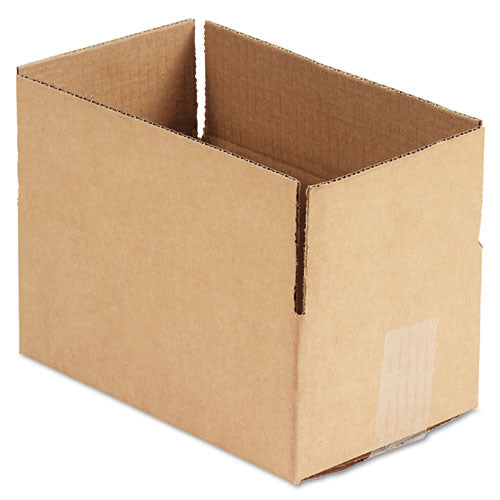 Fixed-depth Shipping Boxes, Regular Slotted Container (rsc), 10" X 6" X 4", Brown Kraft, 25-bundle