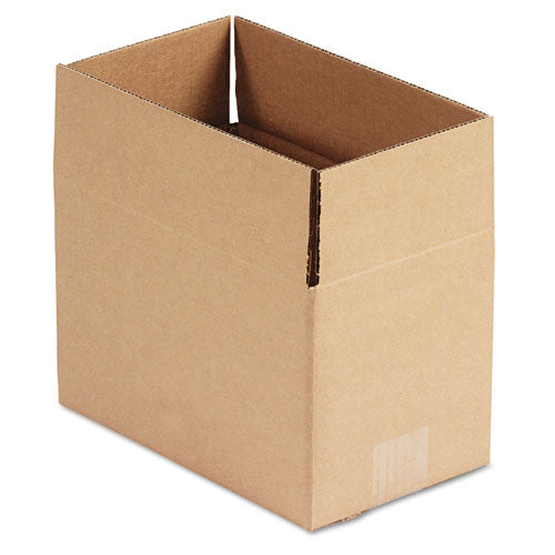 Fixed-depth Shipping Boxes, Regular Slotted Container (rsc), 10" X 6" X 6", Brown Kraft, 25-bundle