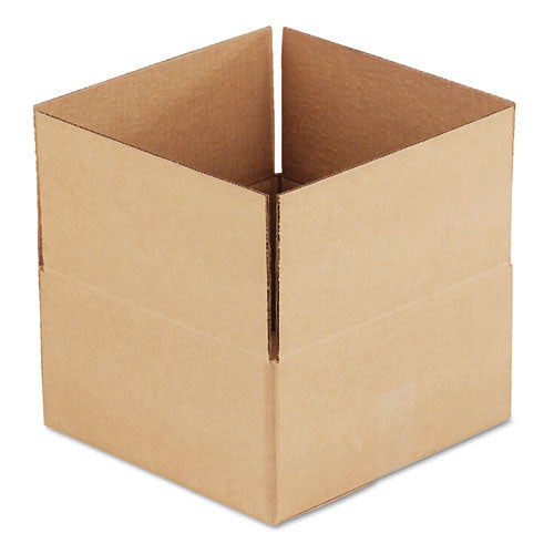 Fixed-depth Shipping Boxes, Regular Slotted Container (rsc), 12" X 12" X 6", Brown Kraft, 25-bundle