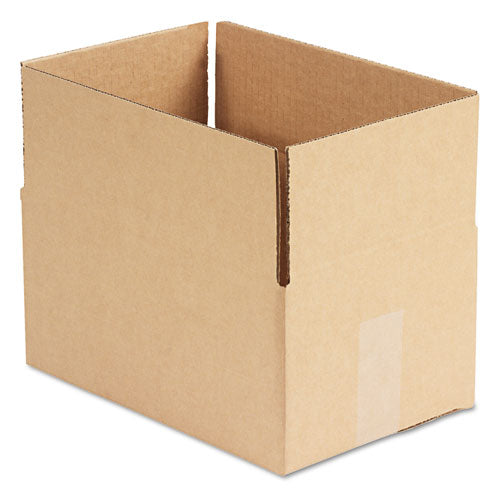 Fixed-depth Shipping Boxes, Regular Slotted Container (rsc), 12" X 8" X 6", Brown Kraft, 25-bundle