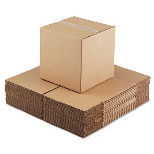 Cubed Fixed-depth Shipping Boxes, Regular Slotted Container (rsc), 14" X 14" X 14", Brown Kraft, 25-bundle