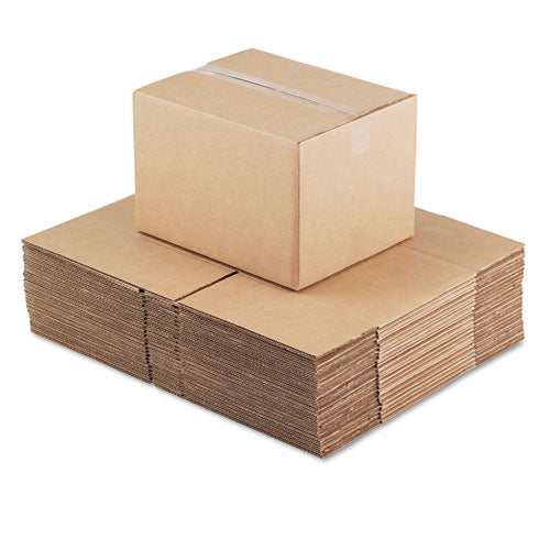 Fixed-depth Shipping Boxes, Regular Slotted Container (rsc), 15" X 12" X 10", Brown Kraft, 25-bundle