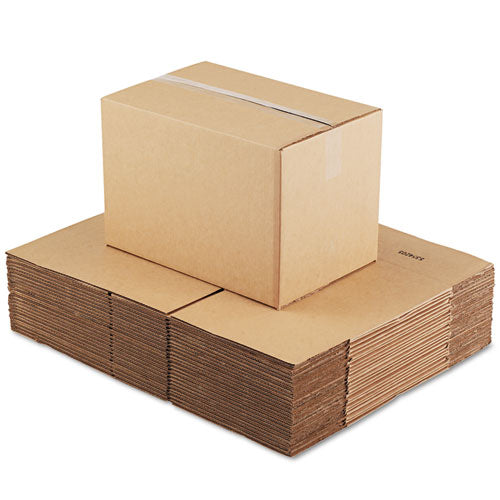 Fixed-depth Shipping Boxes, Regular Slotted Container (rsc), 18" X 12" X 12", Brown Kraft, 25-bundle