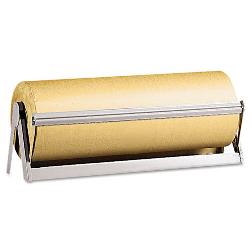 Paper Roll Cutter For Rolls Up To 9" In Diameter, 24" Wide, Steel, Light Gray