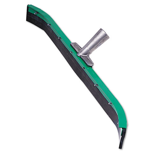 Aquadozer Heavy Duty Floor Squeegee, 18 Inch Blade, Green-black Rubber, Straight