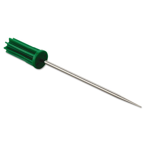 People's Paperpicker Replacement Pin Plugs, 4", Stainless Steel-green
