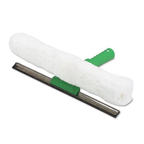 Visa Versa Squeegee & Strip Washer,10 Inches, Nylon-rubber-cloth, White-green