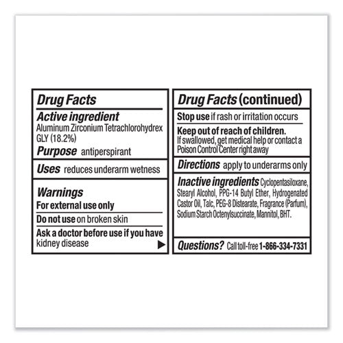 Men Dry Protection Anti-perspirant, Cool Rush, 1-2 Oz