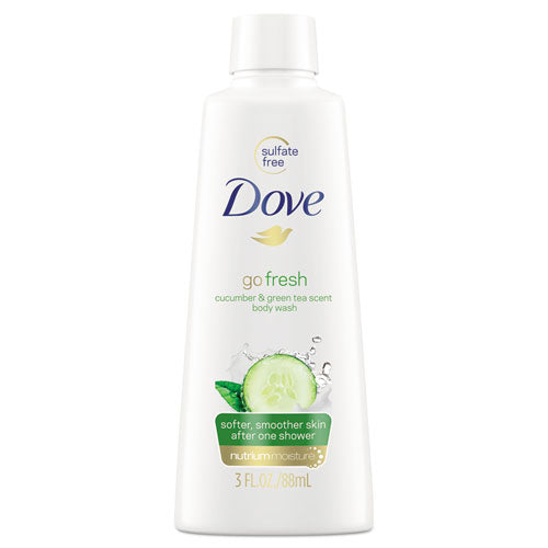 Body Wash, Cucumber And Green Tea, 3 Oz, 24-carton