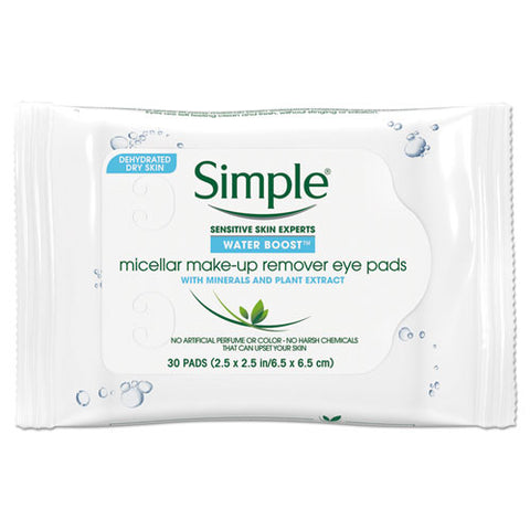 Eye And Skin Care, Eye Make-up Remover Pads, 30-pack, 6 Packs-carton