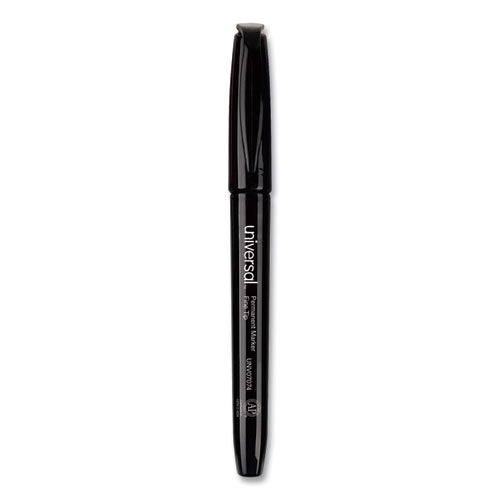Pen-style Permanent Marker, Fine Bullet Tip, Black, 60-pack