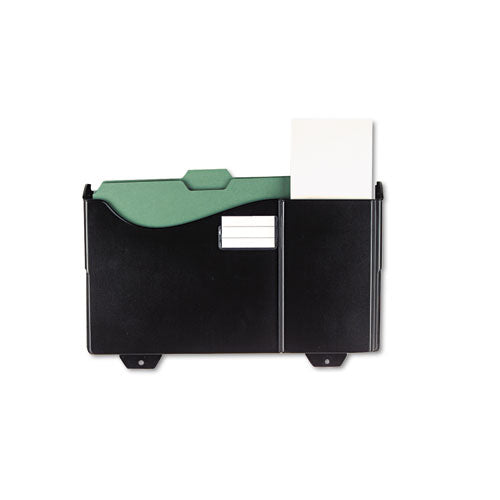 Add-on Pocket For Grande Central Filing System, Plastic, Black