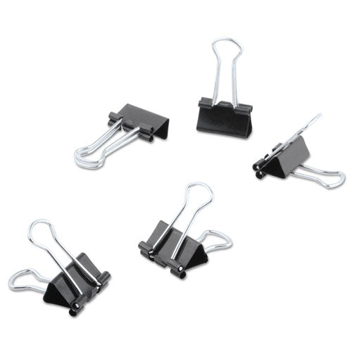 Binder Clips, Mini, Black-silver, 36-box