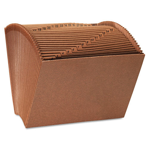 Expanding Files, 31 Sections, 1-31-cut Tab, Letter Size, Redrope