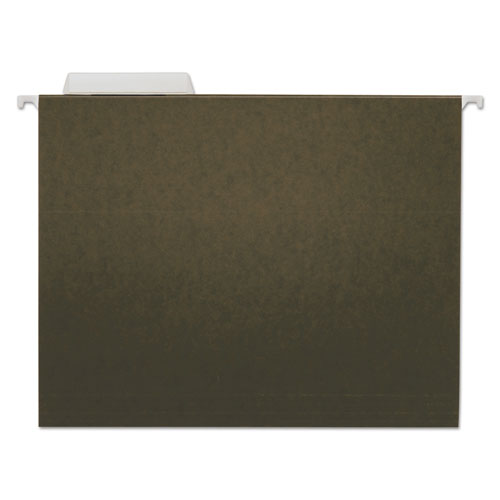 Hanging File Folders, Legal Size, 1-3-cut Tab, Standard Green, 25-box