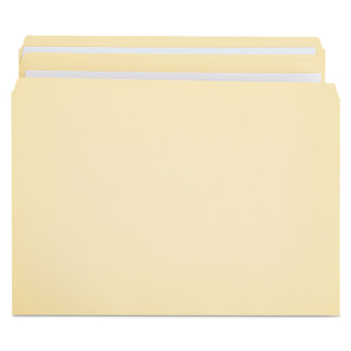 Double-ply Top Tab Manila File Folders, Straight Tab, Legal Size, 100-box