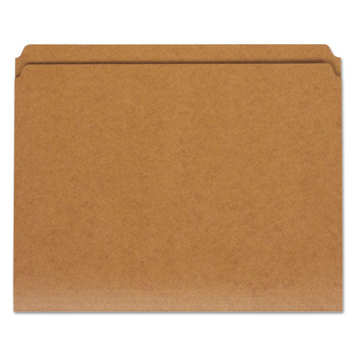 Reinforced Kraft Top Tab File Folders, Straight Tab, Letter Size, Kraft, 100-box