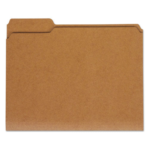 Reinforced Kraft Top Tab File Folders, 1-3-cut Tabs, Legal Size, Kraft, 100-box