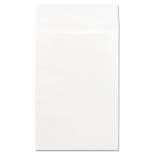 Deluxe Tyvek Expansion Envelopes, #15 1-2, Squa Flap, Self-adhesive Closure, 12 X 16, White, 100-box