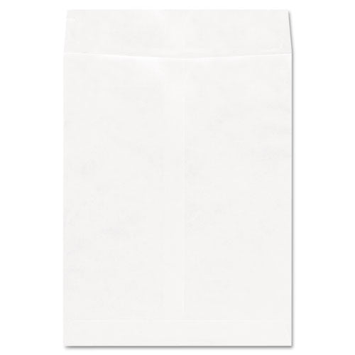 Deluxe Tyvek Envelopes, #13 1-2, Squar Flap, Self-adhesive Closure, 10 X 13, White, 100-box