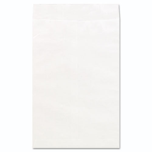 Deluxe Tyvek Envelopes, #15, Squa Flap, Self-adhesive Closure, 10 X 15, White, 100-box