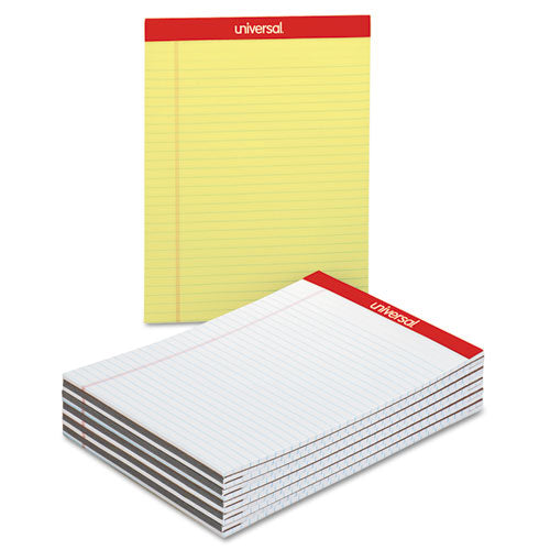 Perforated Writing Pads, Wide-legal Rule, 8.5 X 11.75, White, 50 Sheets, Dozen