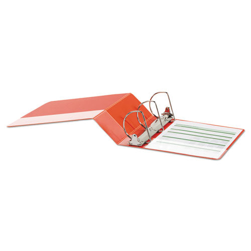 Deluxe Non-view D-ring Binder With Label Holder, 3 Rings, 4" Capacity, 11 X 8.5, Red