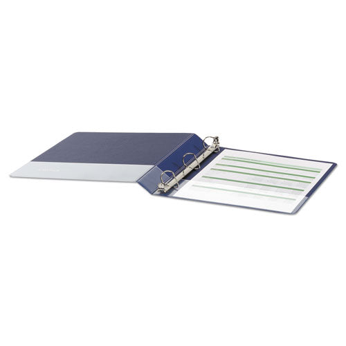 Deluxe Non-view D-ring Binder With Label Holder, 3 Rings, 1" Capacity, 11 X 8.5, Royal Blue