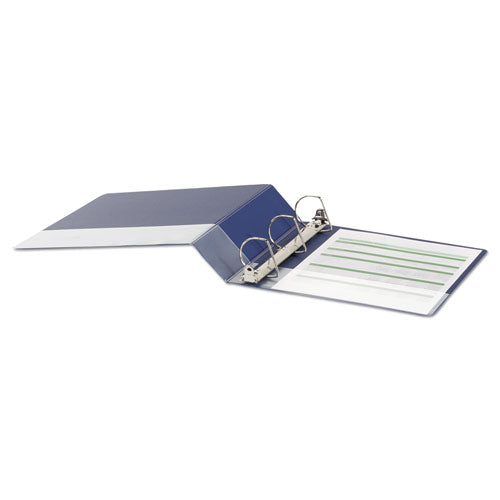 Deluxe Non-view D-ring Binder With Label Holder, 3 Rings, 2" Capacity, 11 X 8.5, Royal Blue