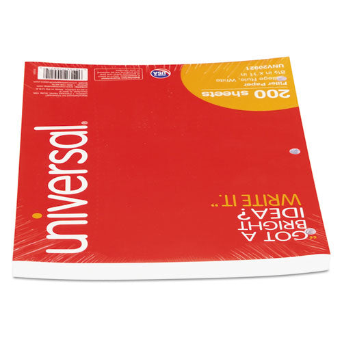 Filler Paper, 3-hole, 8.5 X 11, Medium-college Rule, 200-pack