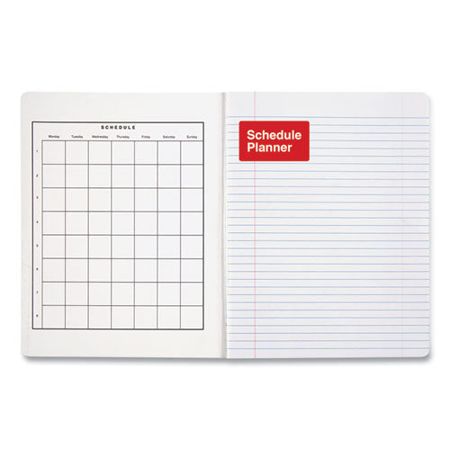 Composition Book, Medium-college Rule, Black Marble Cover, 9.75 X 7.5, 100 Sheets