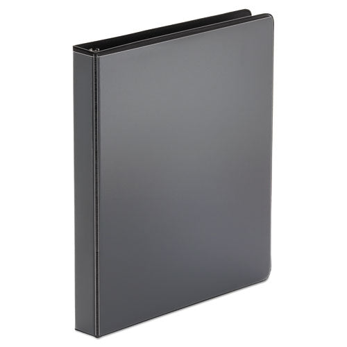 Economy Round Ring View Binder, 3 Rings, 1" Capacity, 11 X 8.5, Black, 12-carton