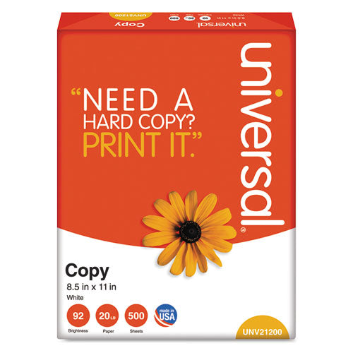 Copy Paper, 92 Bright, 20lb, A4, White, 500 Sheets-ream, 5 Reams-carton