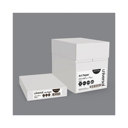 Copy Paper, 92 Bright, 20lb, A4, White, 500 Sheets-ream, 5 Reams-carton