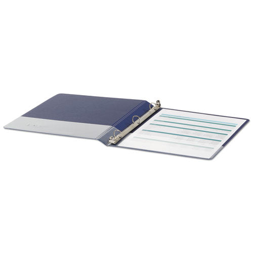 Economy Non-view Round Ring Binder, 3 Rings, 0.5" Capacity, 11 X 8.5, Royal Blue