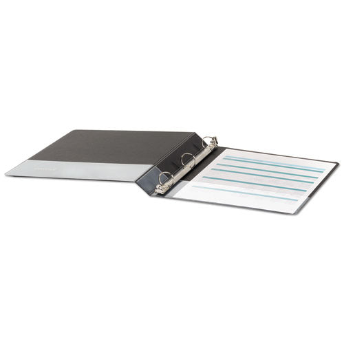 Economy Non-view Round Ring Binder, 3 Rings, 1" Capacity, 11 X 8.5, Black