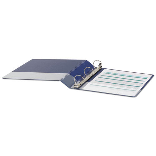 Economy Non-view Round Ring Binder, 3 Rings, 1.5" Capacity, 11 X 8.5, Royal Blue
