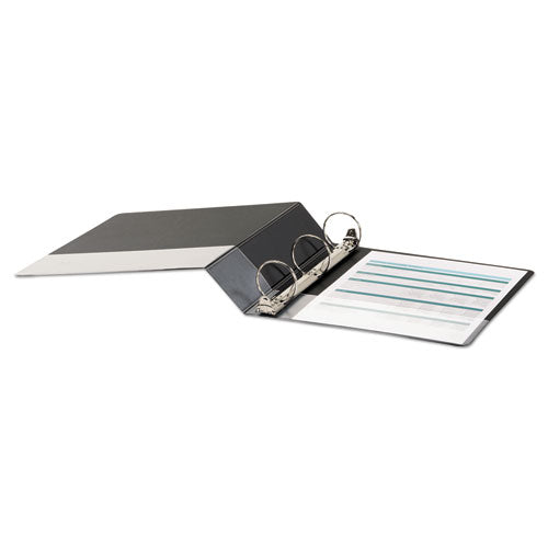 Economy Non-view Round Ring Binder, 3 Rings, 2" Capacity, 11 X 8.5, Black
