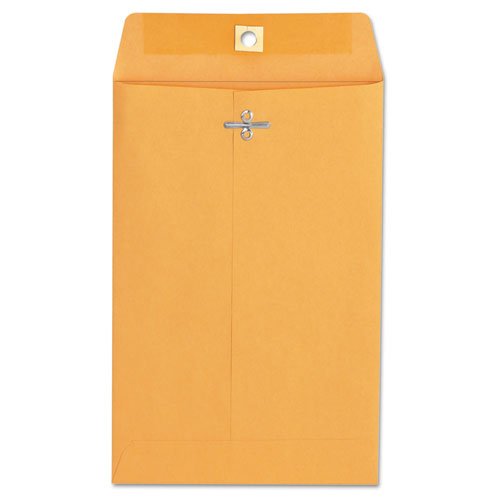 Kraft Clasp Envelope, #55, Square, Clasp-gummed Closure, 6 X 9, Brown Kraft, 100-box