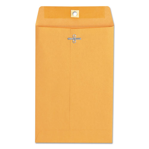Kraft Clasp Envelope, #55, Square, Clasp-gummed Closure, 6 X 9, Brown Kraft, 100-box
