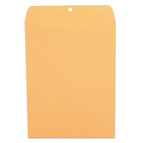Kraft Clasp Envelope, #90, Square Flap, Clasp-gummed Closure, 9 X 12, Brown Kraft, 100-box