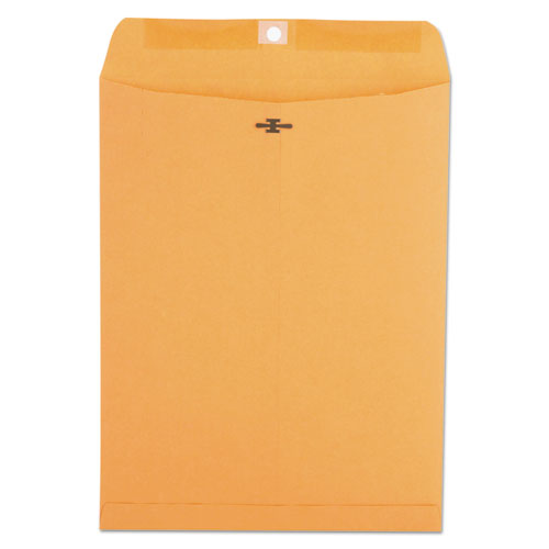 Kraft Clasp Envelope, #93, Square Flap, Clasp-gummed Closure, 9.5 X 12.5, Brown Kraft, 100-box