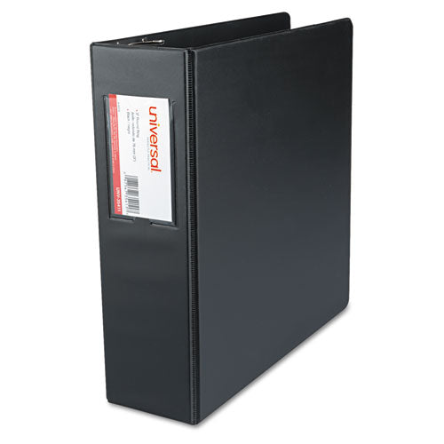 Economy Non-view Round Ring Binder, 3 Rings, 3" Capacity, 11 X 8.5, Black