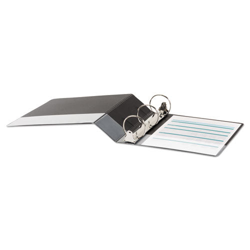 Economy Non-view Round Ring Binder, 3 Rings, 3" Capacity, 11 X 8.5, Black