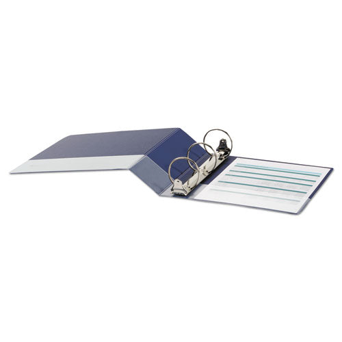 Economy Non-view Round Ring Binder, 3 Rings, 3" Capacity, 11 X 8.5, Royal Blue