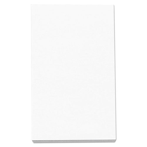 Loose White Memo Sheets, 3 X 5, Unruled, Plain White, 500-pack