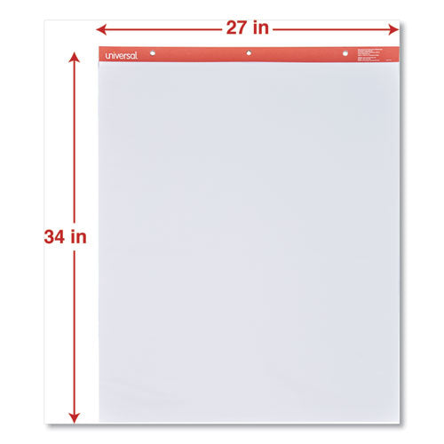Easel Pads-flip Charts, 27 X 34, White, 50 Sheets, 2-carton