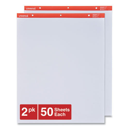 Easel Pads-flip Charts, 27 X 34, White, 50 Sheets, 2-carton
